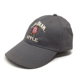 Jim Bean Apple logo Cotton Chino Gray Baseball Cap